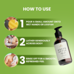 Green apple body wash