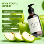Green apple body wash