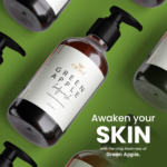 Green apple body wash