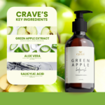 Green apple body wash