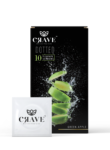 Crave Green Apple Dotted Condom | Flavored, Lubricated, Electronically Tested | Single-Use Latex Condom for Enhanced Pleasure
